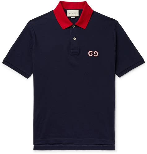 gucci embroidered polo shirt|gucci polo shirts for cheap.